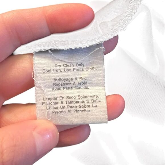 DKNY black velvet tie cardigan. Size medium - Picture 4 of 8